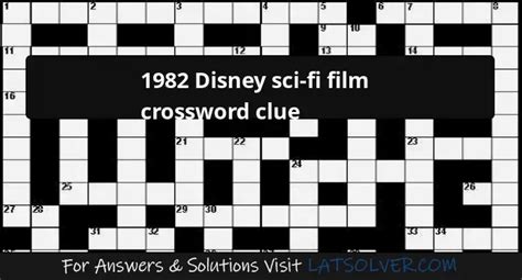 1982 Sci-Fi Film: Crossword Clue Solution